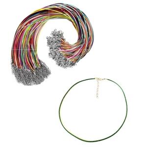 🔴 5 for $10 ONE Green Hemp Rope Necklace for Jewelry Making